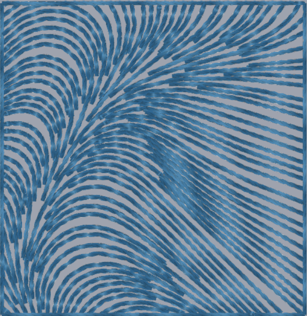 Streamlines fill pattern